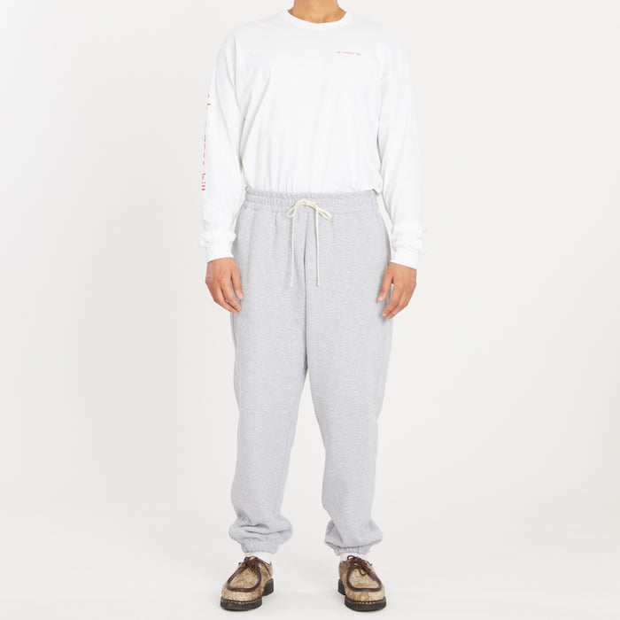 Alston Sweatpant - Heather Grey Cotton Fleece
