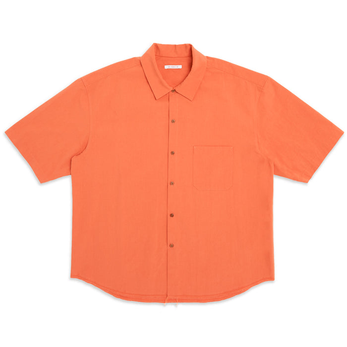 Sage Shirt - Orange Cotton
