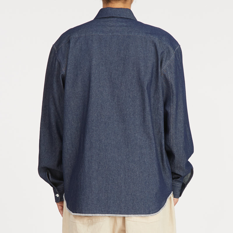 Moil Shirt - Indigo Denim