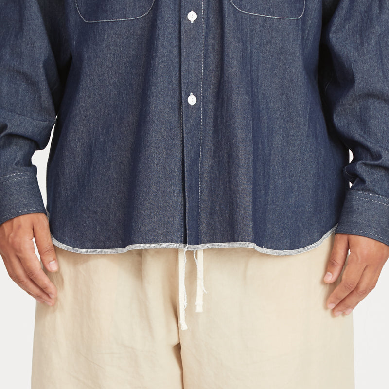 Moil Shirt - Indigo Denim