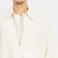 Skiff Pullover Jacket - Bone Linen/Cotton