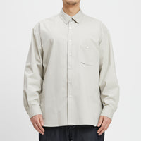 Smoke Shirt - Light Grey Organic Cotton/Silk