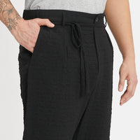 Lansky Pant - Black Puckered