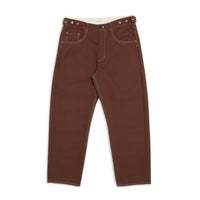 Ranch Pant - Brown Cotton Twill WR/SR