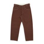 Ranch Pant - Brown Cotton Twill WR/SR