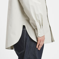 Smoke Shirt - Light Grey Organic Cotton/Silk