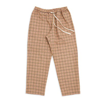 Lodge Pant - MOON Tan & Purple Plaid Tweed Wool