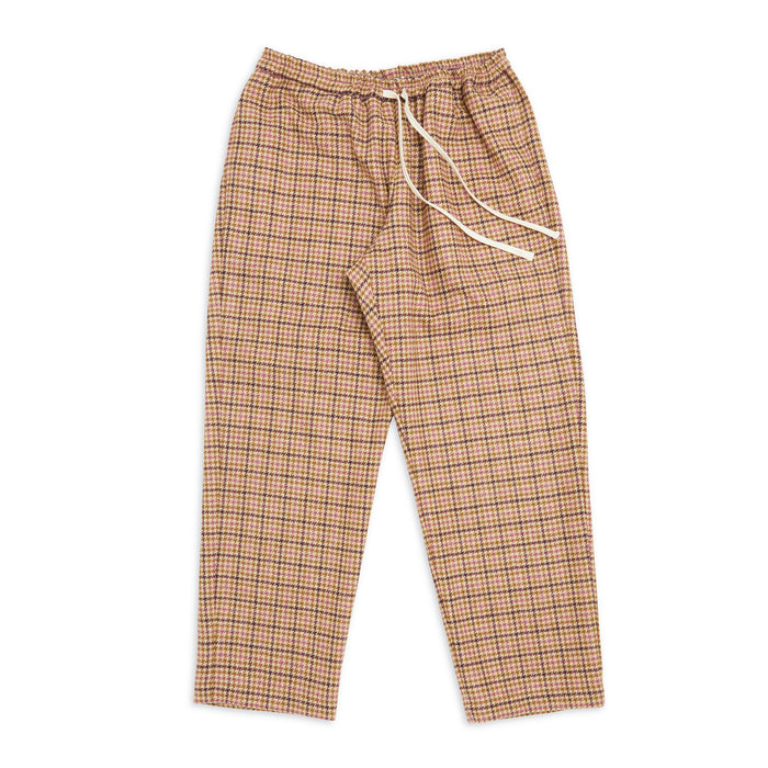 Lodge Pant - MOON Tan & Purple Plaid Tweed Wool