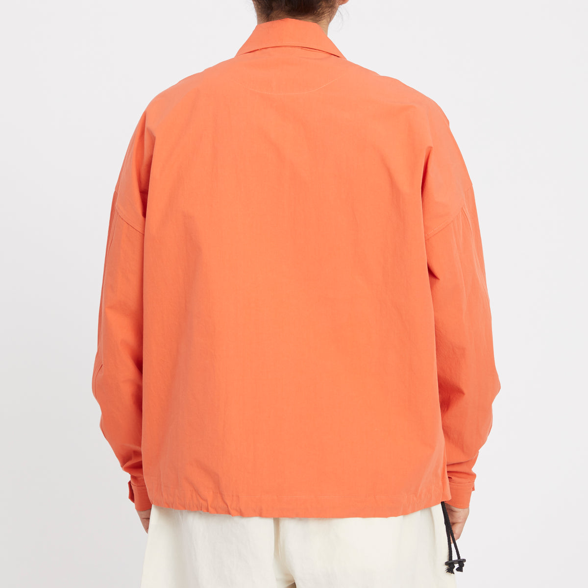 Skiff Pullover Jacket - Orange Cotton