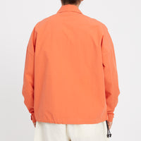 Skiff Pullover Jacket - Orange Cotton
