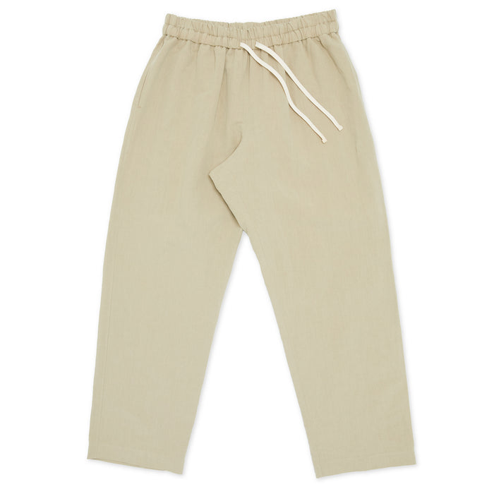 Big Bronco Pant - Beige Linen / Cotton