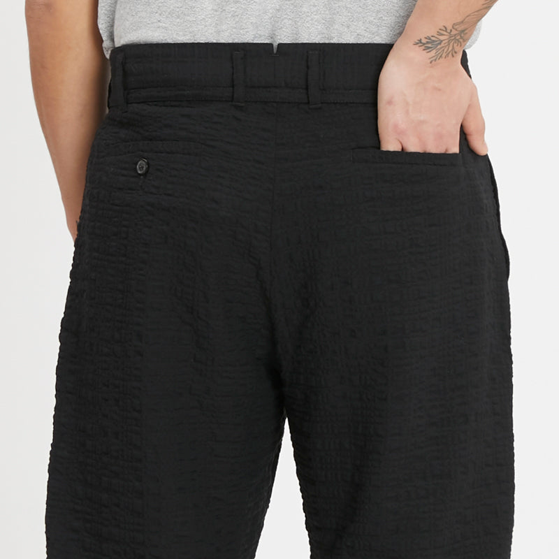 Lansky Pant - Black Puckered