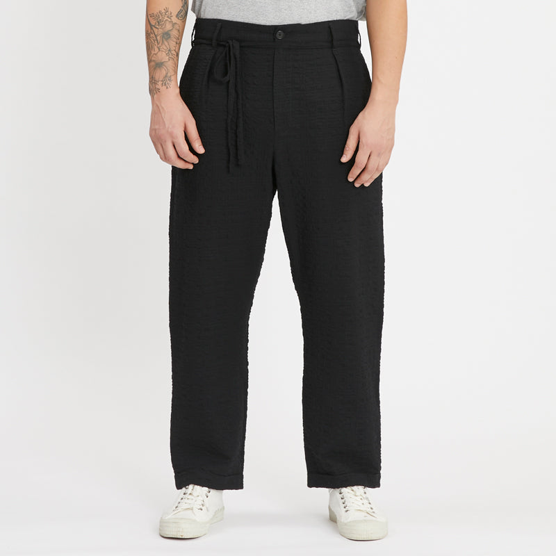 Lansky Pant - Black Puckered