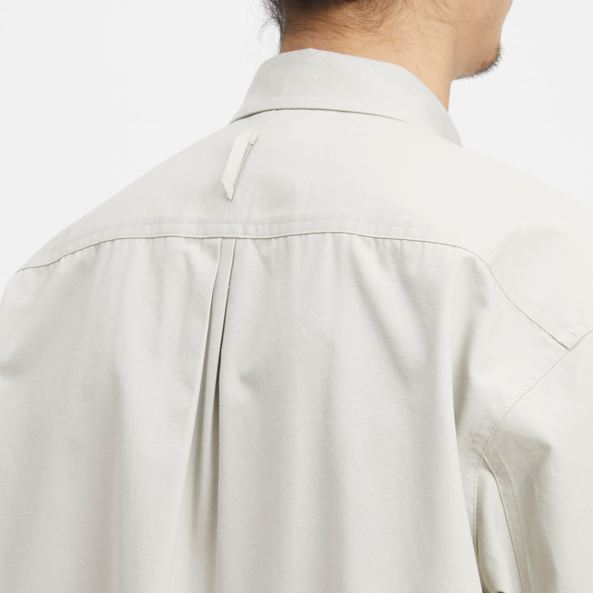 Smoke Shirt - Light Grey Organic Cotton/Silk