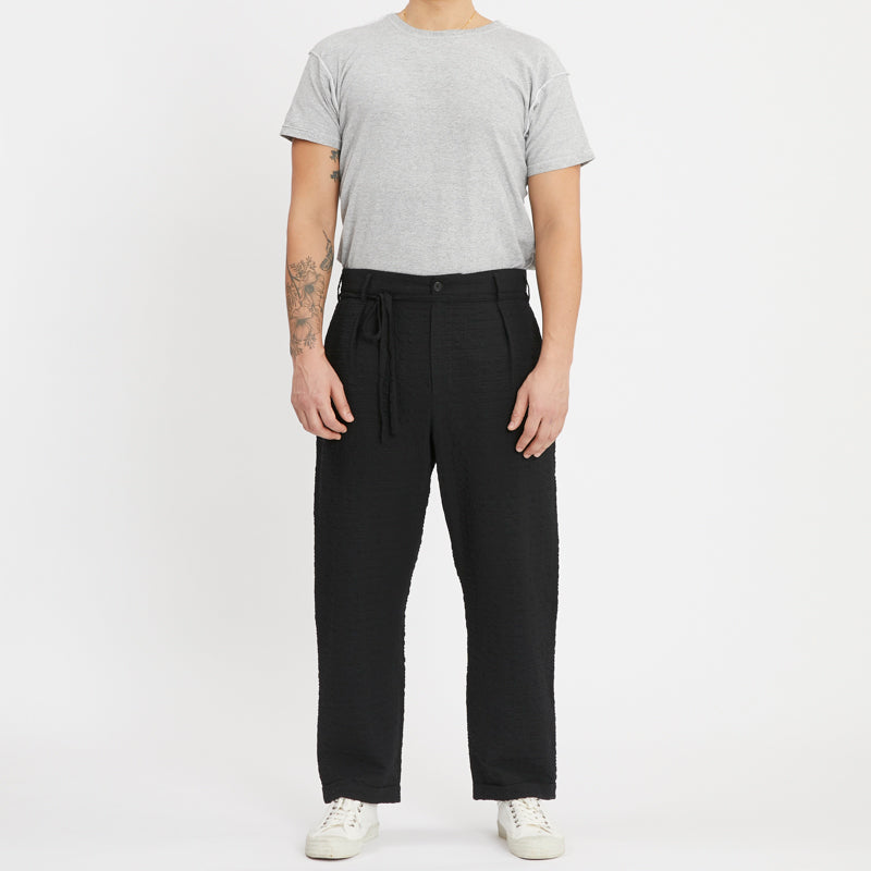 Lansky Pant - Black Puckered
