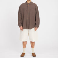 Savant Shirt - Brown Ramie