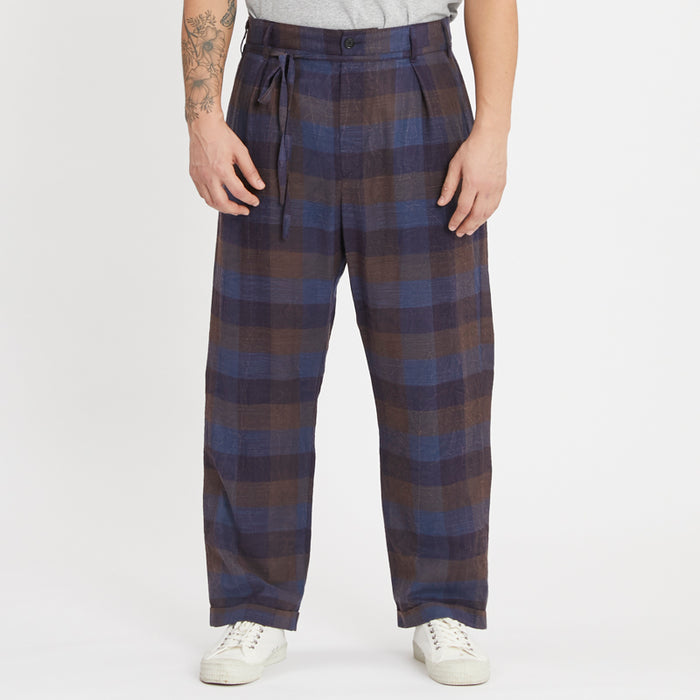 Lansky Pant - Blue & Purple Plaid