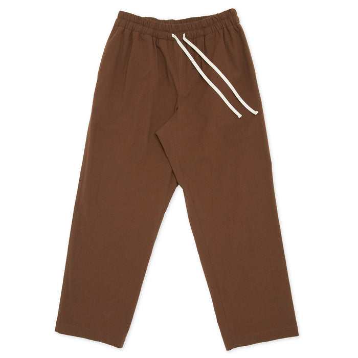 Big Bronco Pant - Brown Puckered Cotton