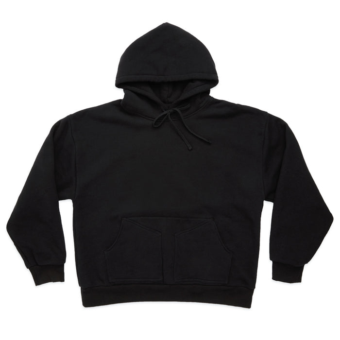 Reversible Evert Hoodie - Black Cotton Fleece