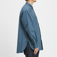 Smoke Shirt - Military Blue Cotton HBT
