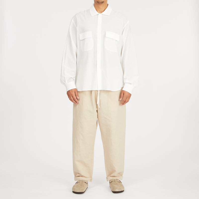 Moil Shirt - White Cotton