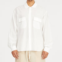 Moil Shirt - White Cotton
