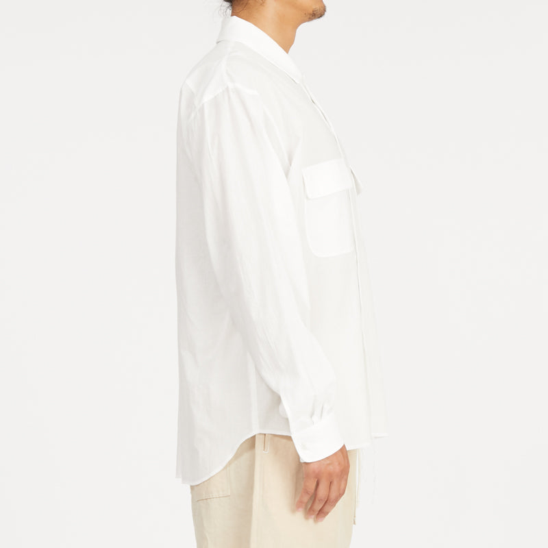 Moil Shirt - White Cotton