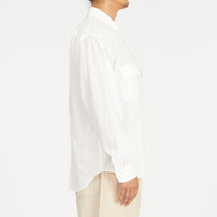 Moil Shirt - White Cotton