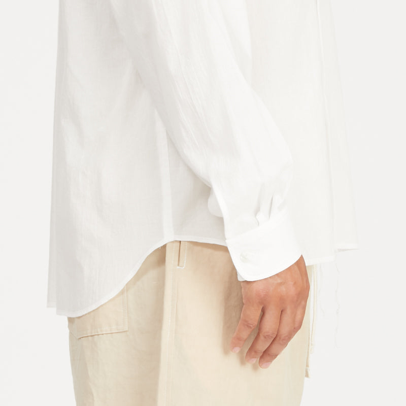 Moil Shirt - White Cotton