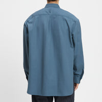 Smoke Shirt - Military Blue Cotton HBT