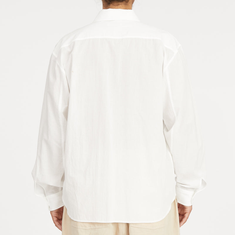 Moil Shirt - White Cotton