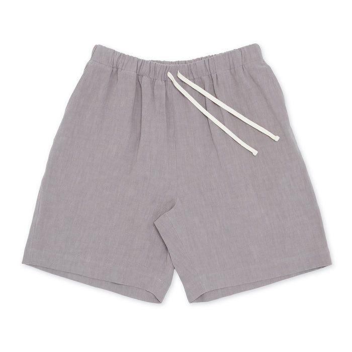 Barrack Short - Grey Ramie