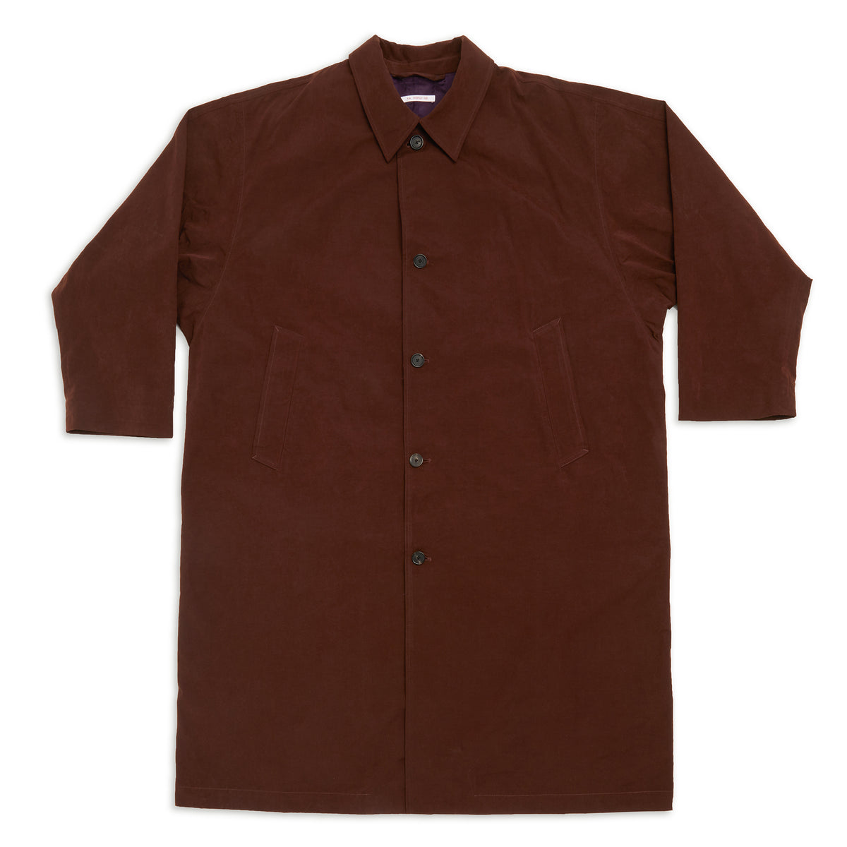 Mountain Trench Coat - Brown Waxed Cotton/Nylon WR