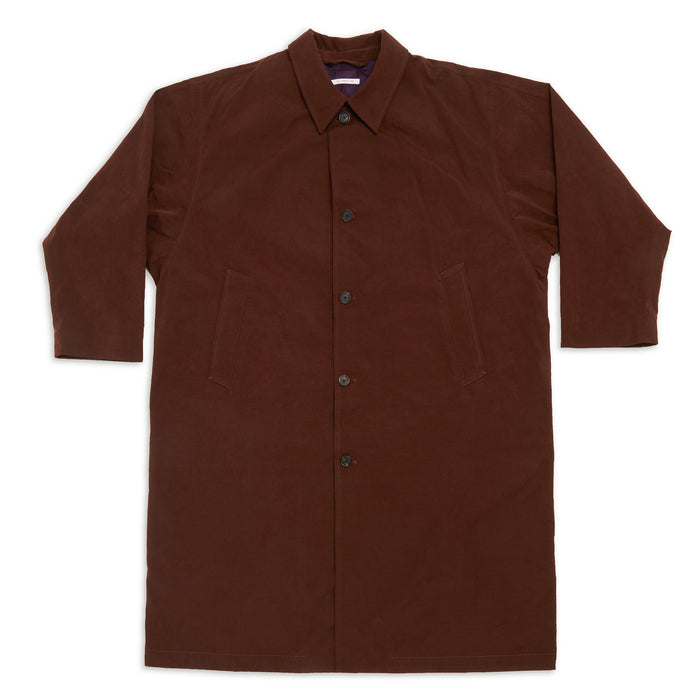 Mountain Trench Coat - Brown Waxed Cotton/Nylon WR
