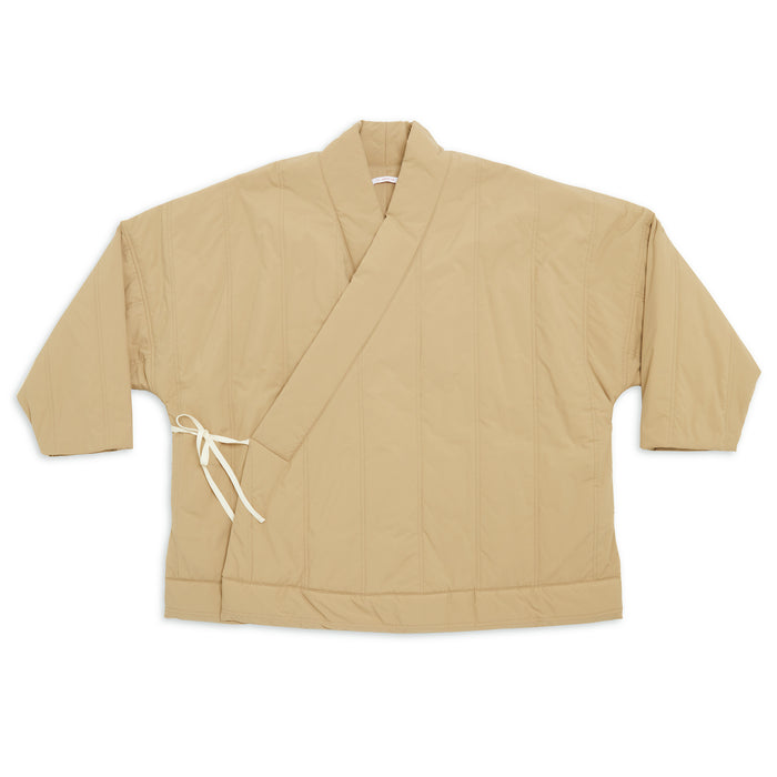 Big Folk Robe - Tan Quilted Recycled Nylon WR