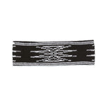Sunburst Headband - Black & White Cotton