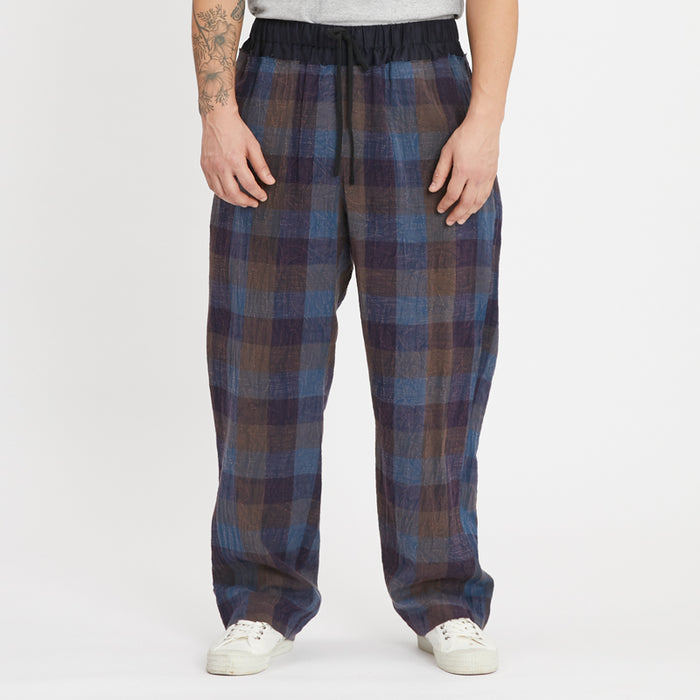 Nest Pant - Blue & Purple Plaid