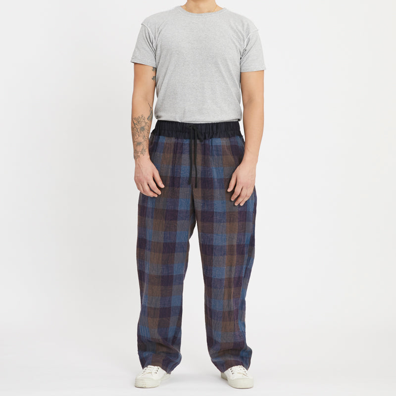 Nest Pant - Blue & Purple Plaid