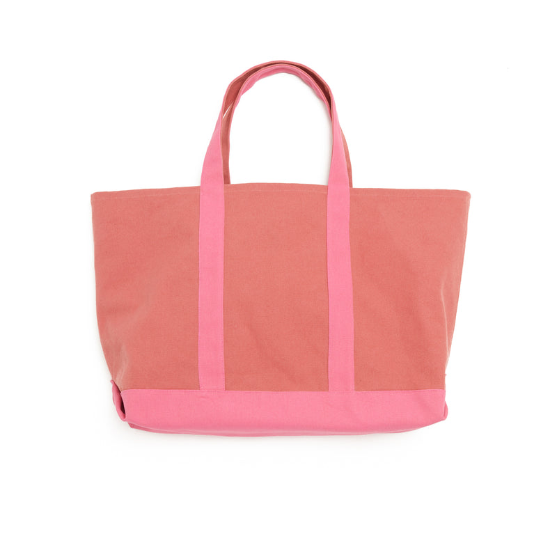 Tote Bag - Pink 19.5 oz Duck Canvas Cotton WR