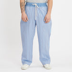 Nest Pant - Blue with Red Stripes