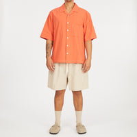 Aloha Shirt - Orange Cotton