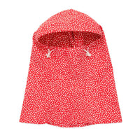 Hood - Red Floral Cotton