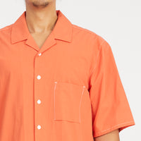Aloha Shirt - Orange Cotton