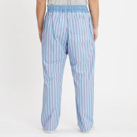 Nest Pant - Blue with Red Stripes