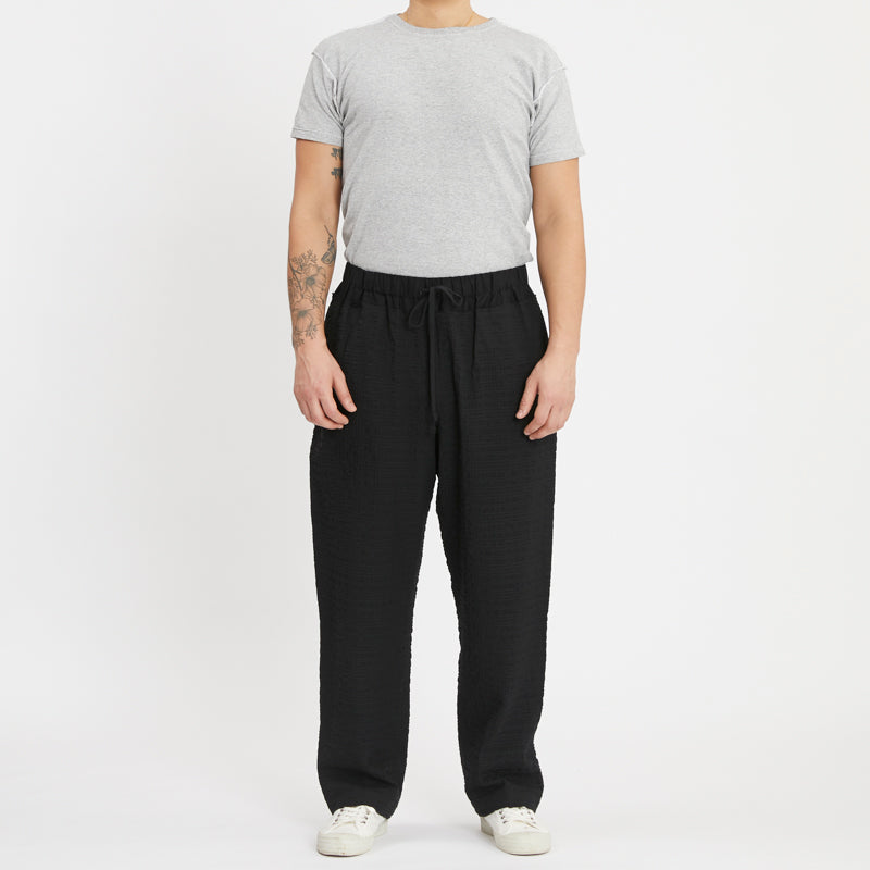 Nest Pant - Black Puckered