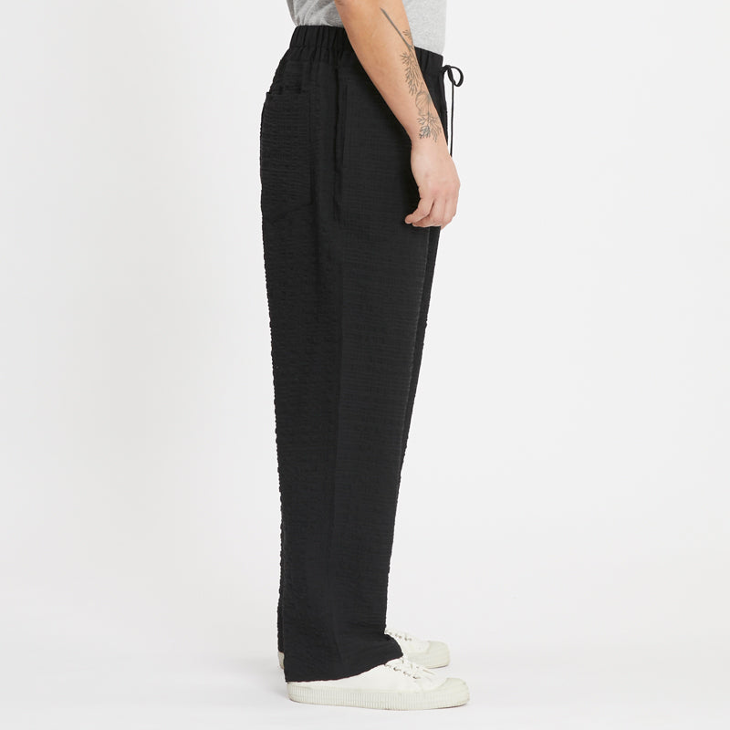 Nest Pant - Black Puckered
