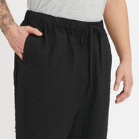 Nest Pant - Black Puckered