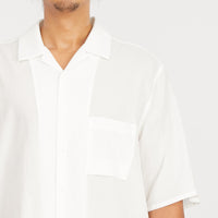 Aloha Shirt - White Cotton