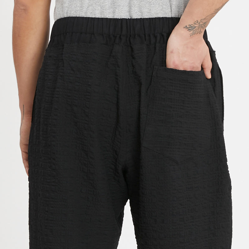 Nest Pant - Black Puckered