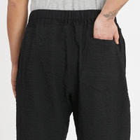 Nest Pant - Black Puckered
